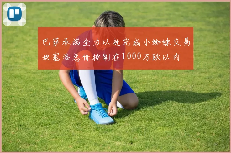 巴萨承诺全力以赴完成小蜘蛛交易坎塞洛总价控制在1000万欧以内